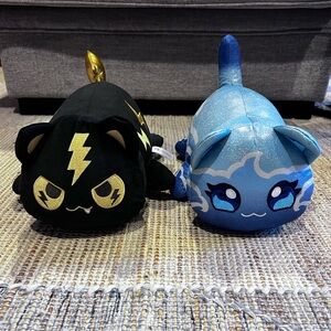 2 Aphmau Meemeow 12inch jumbo elemental meemeows